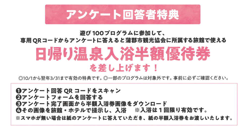 遊び100参加方法